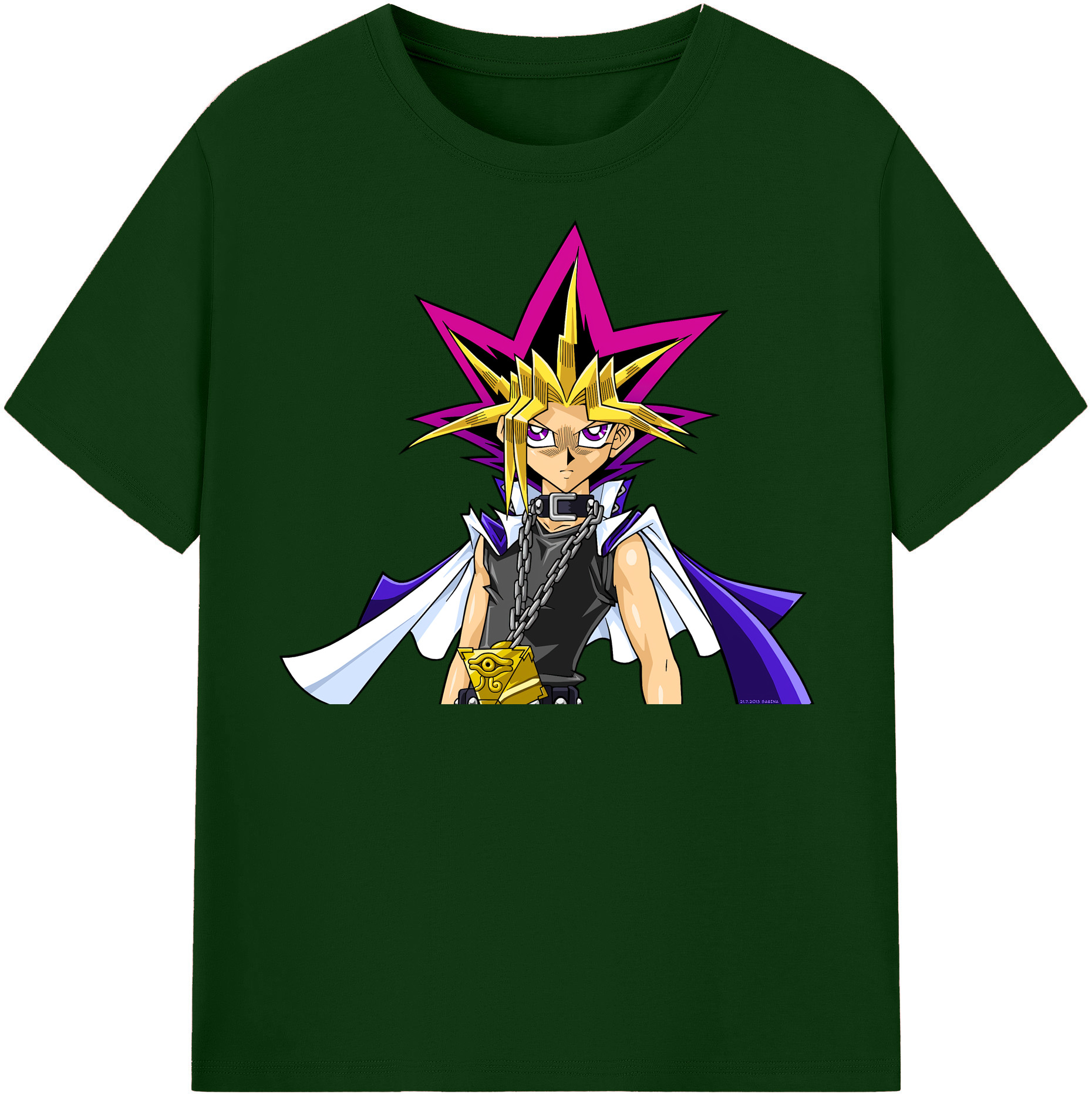（画像用） 遊☆戯☆王 Yu-Gi-Oh! 綿100％半袖Tシャツ（フロントプリント）
